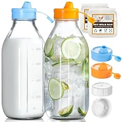 Pack glass milk for sale  Delivered anywhere in USA 
