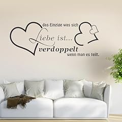 Wandtattoo sprüche deutsche gebraucht kaufen  Wird an jeden Ort in Deutschland