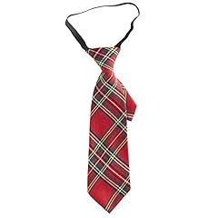 Red tartan necktie gebraucht kaufen  Wird an jeden Ort in Deutschland