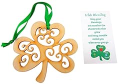 Irish shamrock ornament for sale  Delivered anywhere in USA 