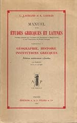 Manuel études grecques d'occasion  Livré partout en France