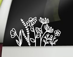 Wildflowers decal boho for sale  Delivered anywhere in USA 