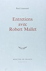 Entretiens robert mallet d'occasion  Livré partout en France