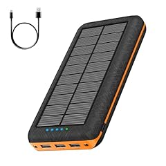 Portable charger solar for sale  Delivered anywhere in UK