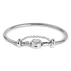 Used, GNOCE Charm Bracelet With Safety Chain Stainless Steel for sale  Delivered anywhere in Canada