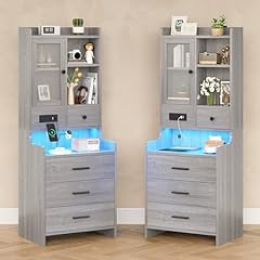 Bthfst grey nightstand for sale  Delivered anywhere in USA 