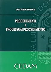 Procedimenti processualprocedi usato  Spedito ovunque in Italia 