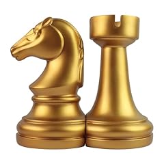 Chess piece bookends for sale  Delivered anywhere in USA 