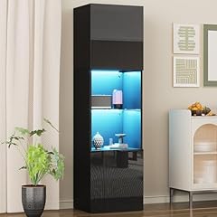 Merax vitrinenschrank 160cm gebraucht kaufen  Wird an jeden Ort in Deutschland