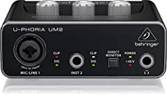 Interfaz de audio USB Behringer U-PHORIA UM2 Audiophile segunda mano  Se entrega en toda España 