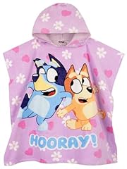 Bluey poncho kids for sale  Delivered anywhere in UK