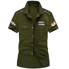 Aoleaky camicia militare usato  Spedito ovunque in Italia 