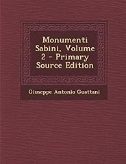 Monumenti sabini volume usato  Spedito ovunque in Italia 