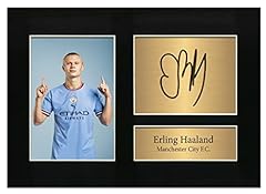 Erling haaland autograph for sale  Delivered anywhere in UK