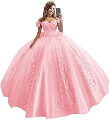 Schulterfrei tüll quinceanera gebraucht kaufen  Wird an jeden Ort in Deutschland