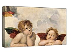 Canvashop quadro angeli usato  Spedito ovunque in Italia 