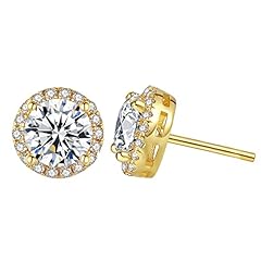 Cubic zirconia stud for sale  Delivered anywhere in USA 