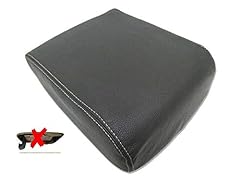 Armrest Lid Leather Cover For VW Amarok Grey Stitching for sale  Delivered anywhere in UK