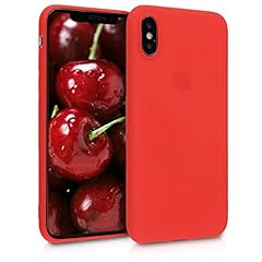 kwmobile Custodia Compatibile con Apple iPhone X - Cover in Silicone TPU - Back Case per Smartphone - Protezione Gommata rosso fluo, usato usato  Spedito ovunque in Italia 