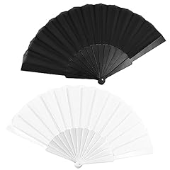 2pcs hand fan for sale  Delivered anywhere in UK