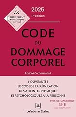 Code dommage corporel d'occasion  Livré partout en France
