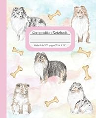 Sheltie composition notebook for sale  Delivered anywhere in UK