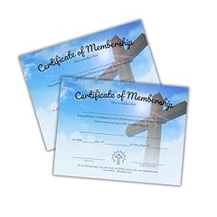 Church membership certificate for sale  Delivered anywhere in USA 