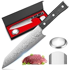 Kyushublade damascus kiritsuke for sale  Delivered anywhere in UK