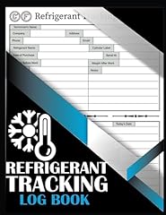 Refrigerant tracking log for sale  Delivered anywhere in Ireland