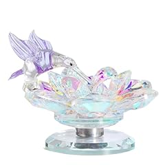 Crystal flower purple for sale  Delivered anywhere in UK