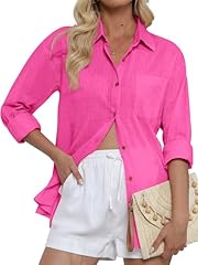 Hot pink tops for sale  Delivered anywhere in USA 