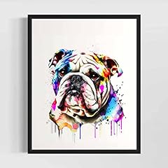 Bulldog dog art for sale  Delivered anywhere in USA 