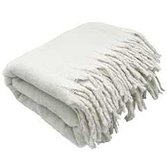 Plaid aspect mohair d'occasion  Livré partout en France