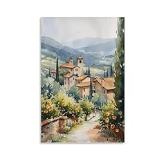 Zjlamz tuscany watercolor for sale  Delivered anywhere in USA 