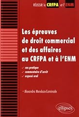épreuves droit commercial d'occasion  Livré partout en France