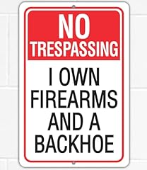 Metal sign trespassing for sale  Delivered anywhere in USA 