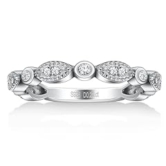 Moissanite wedding band for sale  Delivered anywhere in UK