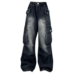Jeans cargo larghi usato  Spedito ovunque in Italia 