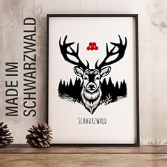 Schwarzwald hirsch bild gebraucht kaufen  Wird an jeden Ort in Deutschland