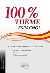 Espagnol 100 thème d'occasion  Livré partout en France