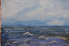 Original painting blue for sale  Delivered anywhere in UK