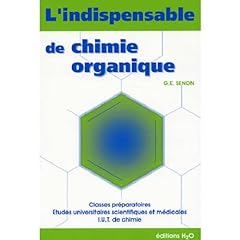 Indispensable chimie organique d'occasion  Livré partout en France
