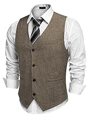 Coofandy gilet uomo usato  Spedito ovunque in Italia 
