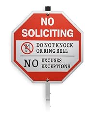Poicrm soliciting sign for sale  Delivered anywhere in USA 