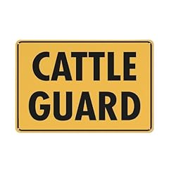 Cattle guard sign for sale  Delivered anywhere in USA 