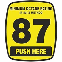 Gas octane decal for sale  Delivered anywhere in USA 