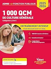 1000 qcm culture d'occasion  Livré partout en France