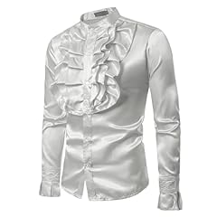 Men satin ruffle for sale  Delivered anywhere in UK
