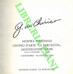Giorgio chirico. mostra usato  Spedito ovunque in Italia 