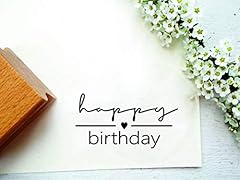 Kleiner stempel happy gebraucht kaufen  Wird an jeden Ort in Deutschland